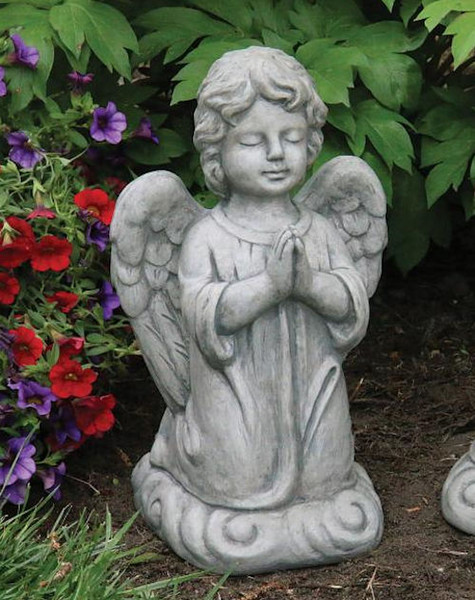 Sweet Blessings Angel Garden Praying Statue Figurine Artwork